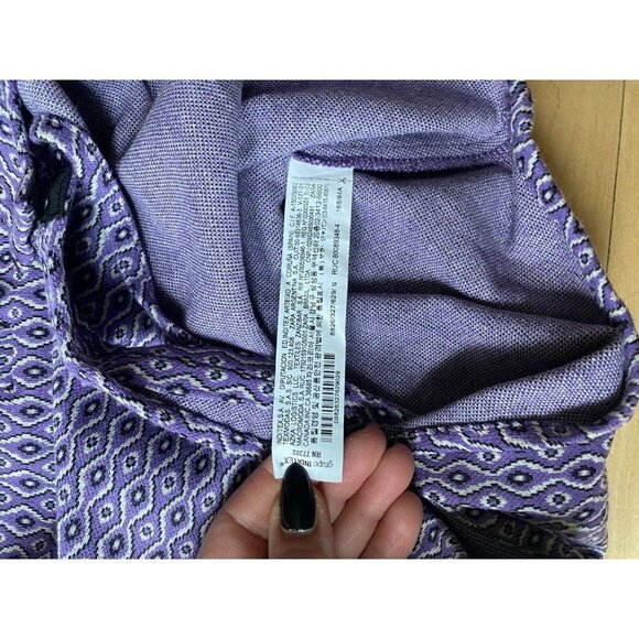 Zara BNWOT womens collared purple bodysuit sz small backless - Picture 7 of 8